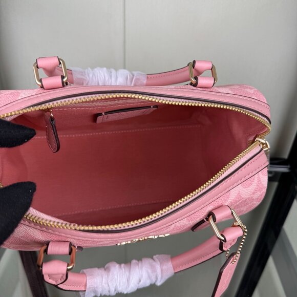 NWT Coach Rowan Large Satchel Bag In Signature Canvas CAO77 - Picture 8 of 8